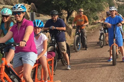 Feel the wind on a pedal-assist e-bike along prescott’s peavine trail, with watson lake views and granite dells scenery. includes helmet and easy bike drop-off.