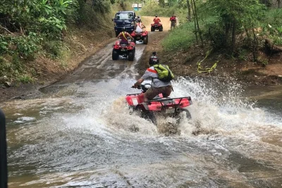 Vivi l’emozione di un tour in atv o utv da tamarindo a flamingo, attraversando foreste secche, fiumi e spiagge nascoste. include pickup e guida locale.
