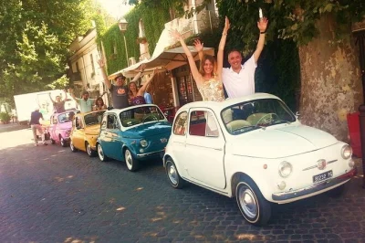 Feel rome’s pulse in a vintage fiat 500, driving tiny streets past the colosseum, circus maximus, and aventine keyhole with a local guide. includes espresso.