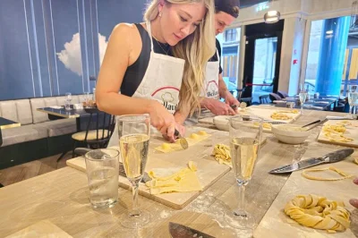 Roll up your sleeves in rome and learn to make fettuccine, ravioli, and tiramisu from scratch. small group class with chef, hands-on meal, all ingredients included.