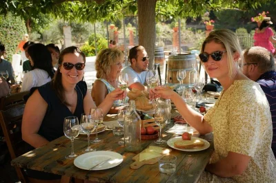 De barcelone à alella en e-bike, dégustation de vins locaux dans un vignoble, puis navigation le long de la côte avec snacks—guide et transport flexible inclus.