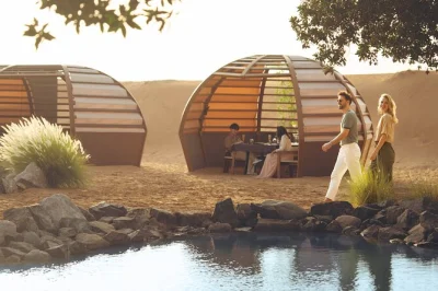 Feel the dubai desert come alive on a luxury safari with falconry, sunset camel ride, and michelin-star dining. includes hotel pickup in a land rover defender.