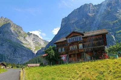 Explore interlaken, grindelwald, lauterbrunnen, and st. beatus caves with a local guide by private car. flexible itinerary and hotel pickup included.