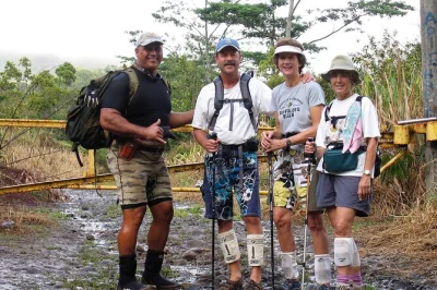 Follow a native hawaiian guide into oahu’s rainforest, swim in a private waterfall pool, taste wild fruit, and see famous movie mountains. includes pickup and all gear.