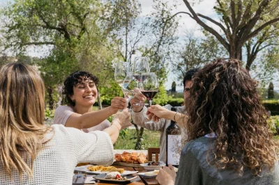 Descubra as tapas catalãs, visite os vinhedos da familia torres e aproveite uma degustação guiada de vinhos neste passeio de um dia saindo de barcelona, com transporte e almoço inclusos.