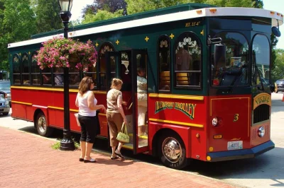Step aboard a newport trolley for a narrated city tour, cruise ocean drive, and explore marble house with included admission. pickup at visitor center, local guide.