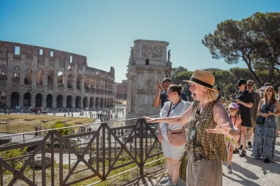 Step inside rome’s colosseum, wander ancient streets of the roman forum, and climb palatine hill with a licensed guide. includes skip-the-line entry and small group comfort.