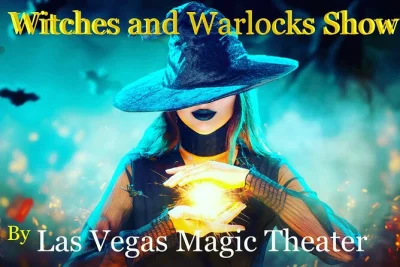 Step inside a las vegas magic theater for an intimate witches & warlocks show, up-close illusions, snacks, and a chance to meet the magicians. includes show ticket.