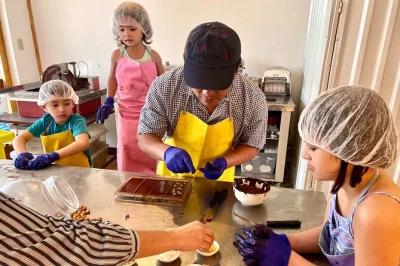 Feel the warmth of san josé in a hands-on chocolate making workshop, taste cocoa at every stage, and craft your own chocolates to take home. includes all supplies.