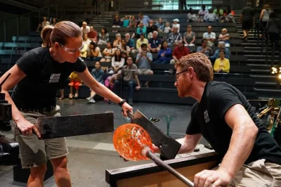 Let yourself wander at corning museum of glass in upstate ny. see live glassmaking demos, explore art, and return the next day with this flexible ticket.