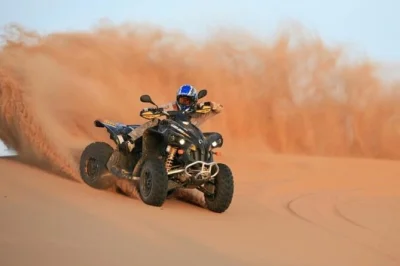 Erlebe die dubai wüste mit quad-tour, kamelritt, sandboarding, live-shows & bbq-abendessen. inkl. hoteltransfer & örtlichem guide. jetzt buchen!