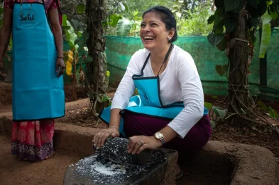 Step inside a goan family kitchen on chorao island, cook rare dishes with locals, tour the plantation, and share a homemade lunch—includes guided experience.