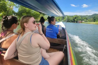 Step into kanchanaburi’s history at the bridge on the river kwai, explore the jeath war museum, and cool off at erawan falls—all with transport and a small group.