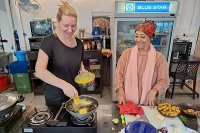Hands-on indian cooking class in goa near palolem beach. cook goan, north & south indian dishes with local chefs. includes dinner and flexible menu options.