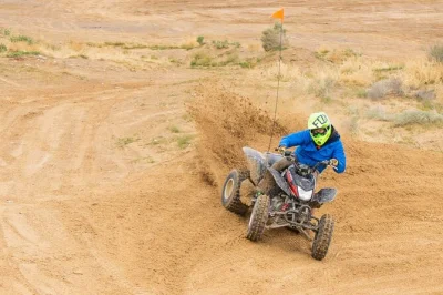 Feel the grit of nevada’s desert on an atv rental near las vegas. ride dunes, rocky trails, and get hands-on training. includes safety gear and flexible timing.