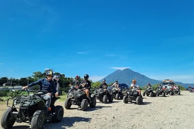 Watch the sun set over lake atitlán after riding atvs to santa catarina palopó, with a hands-on coffee break and lakeside dinner. includes gear & local guide.