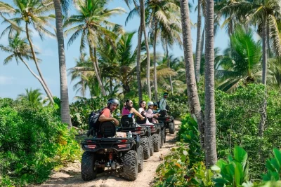 Feel the thrill of a small group punta cana atv ride through jungle trails, wild beaches, and rural villages. includes hotel pickup, local guide, and fresh coffee.
