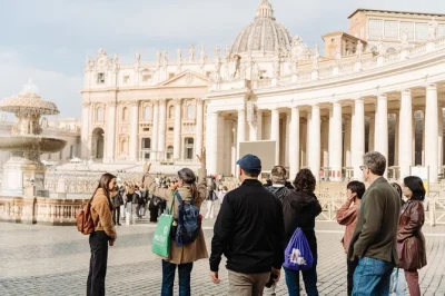 Feel the hush of the sistine chapel, see vatican treasures up close, and skip the lines with a small group and expert guide. includes st peter’s basilica access.
