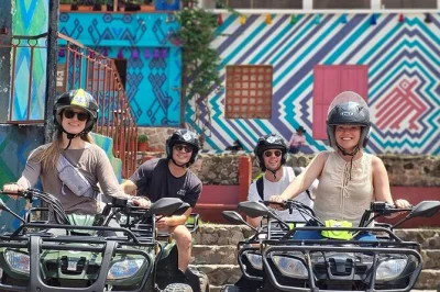 Ride atvs from panajachel to lake atitlan’s colorful villages, taste fresh coffee, try weaving, and visit a ceramic workshop. includes helmets and fuel.