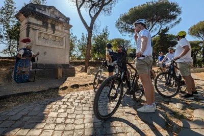 Follow ancient stones from circus maximus to the catacombs and rome’s aqueducts by e-bike, with shuttle transfers and a local guide included for easy booking.