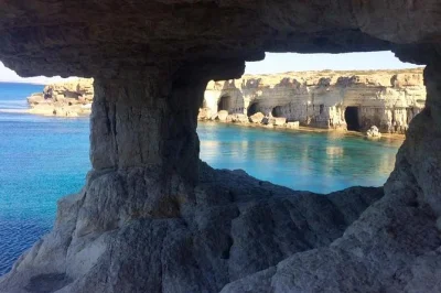 Feel the salt air on a protaras & ayia napa jeep safari—explore sea caves, cross lovers bridge, swim at konnos bay, with pickup and local guide included.