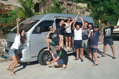 Feel the spray at trafalgar falls, soak in a sulphur spa, and walk barefoot on mero’s black sand beach. includes all entry fees and local guide pickup.