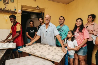 Step inside a mud bakery in majorda, bake goan pao with an 80-year-old baker, hear stories of portuguese bread, and visit the local railway station. includes snacks.
