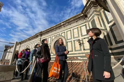 Step past the crowds for rare florence duomo terrace access, guided baptistery & museum visits, and flexible giotto’s bell tower climb—includes all tickets.