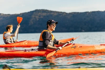 Feel the calm of castel gandolfo’s lake by kayak, explore ancient roman sites, swim in forest shade, and share pizza with a local guide. private tour with snacks.