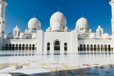 Feel the grandeur of abu dhabi on a private half-day city tour—see sheikh zayed grand mosque, emirates palace, yas island, and heritage village with flexible pickup.