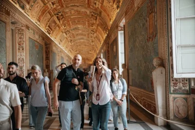 Step into the vatican museums and sistine chapel with skip-the-line entry, a small group, and an expert guide. includes headsets and all entry tickets.