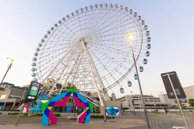 Erlebe rio von oben im yup star riesenrad mit flexiblem eintritt, unbegrenzten fahrten und direkter nähe zum aquario. inklusive ticket und barrierefreiem zugang.