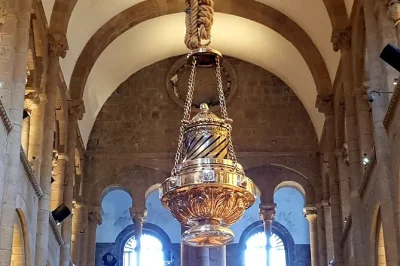 Step inside santiago de compostela’s cathedral, explore the museum treasures, and choose the portico de la gloria option. includes skip-the-line entry and guide.