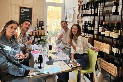 Share bordeaux wines in a cozy bastide tasting room, sample 6 varieties with cheese & charcuterie, and learn from local experts. includes all tastings.