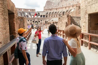 Step onto the colosseum’s arena floor, wander ancient ruins at the roman forum, and climb palatine hill—all with skip-the-line entry and a local guide.