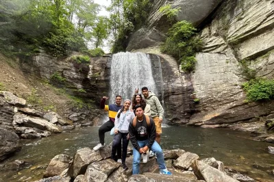 Feel the mountain air on a waterfall jeep tour in asheville’s pisgah forest, with stops along the blue ridge parkway. includes snacks, water, and local guide.