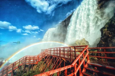 Feel the spray on a maid of the mist boat ride, walk under bridal veil falls at cave of the winds, and get hotel pickup for a seamless niagara falls day.