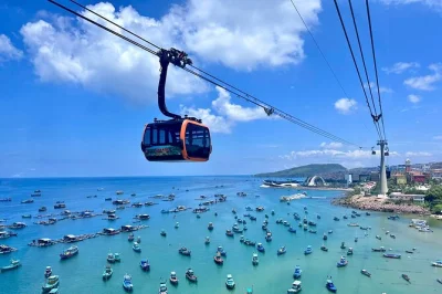 Feel the rush of phu quoc’s island hopping tour—snorkel coral reefs, ride the hon thom cable car, and enjoy a local lunch. includes hotel pickup & guide.