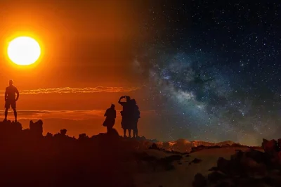 Watch sunset over tenerife’s volcano, sip cava above the clouds, and stargaze with pro telescopes. includes pickup, local guide, and astrophotography keepsake.