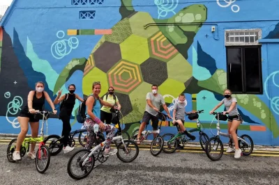 Get hungry cycling through singapore’s katong, tasting local favorites like laksa and curry puffs. includes snacks, licensed guide, and all bike gear.