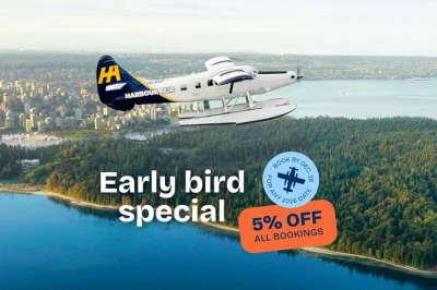 Vivi l’emozione di un volo in idrovolante da vancouver a victoria, passeggia tra i butchart gardens e goditi tempo libero in centro. volo andata e ritorno e trasferimenti inclusi.
