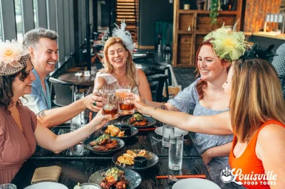 Start your evening in louisville’s nulu district with rare bourbon tastings, chef-led food pairings, and rooftop cocktails. small groups, full dinner, local guide.