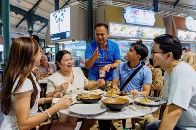 Meet local hawkers, taste award-winning dishes, and explore singapore’s vibrant food centers on a guided street food tour with flexible menu and easy booking.