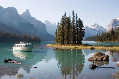 Feel the wild side of jasper on a maligne lake cruise, shoreline walks at medicine lake, and wildlife spotting in the maligne valley. includes hotel pickup.