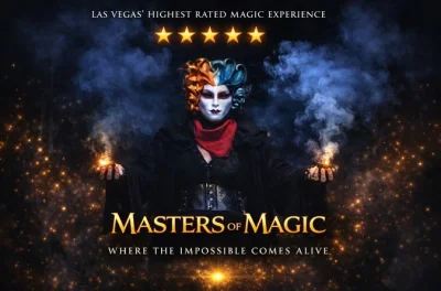 Step into a close-up magic show in las vegas with world-class magicians, intimate cabaret seating, and extras like popcorn and drinks. limited seats—reserve early.