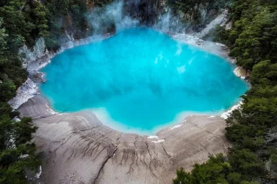 Scopri rotorua con un tour guidato tra i vapori, fanghi bollenti e l’esplosione del geyser lady knox, con partenza dall’hotel e programma mattutino comodo.