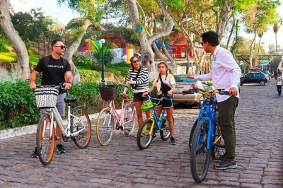 Feel lima’s miraflores & barranco by bike, stopping for ocean views, street art, and a café break. small group tour with guide, bikes, and water included.