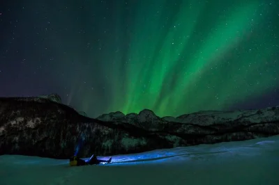 Feel the thrill of chasing the northern lights near altafjord, with a local guide, campfire stops, and hot chocolate included. pickup options for cruise travelers.