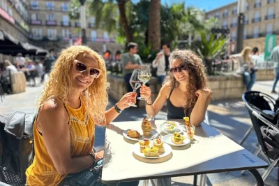 Follow a basque local through bilbao’s old town on a pintxos bar crawl, tasting award-winning bites and regional wines. includes all food, drinks, and local guide.