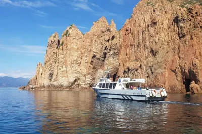 Wake up to corsica’s wild coast on a boat trip from sagone or cargèse—explore scandola, swim in secret coves, lunch in girolata village, with free parking included.